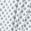Ellis Curtain Manchester Window Treatment 1.5" Rod Pocket 100% Cotton Curtain Tiers Blue